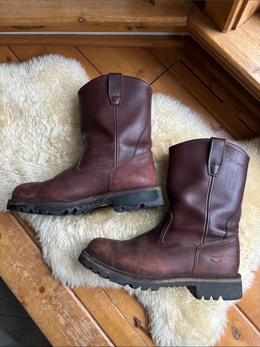 Filson Leather Roper Boots - Picture 12 of 13